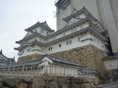 工事中の姫路城